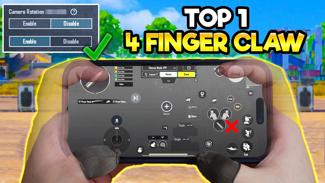 Bgmi four finger claw code free four finger claw bgmi how to play with 4 fingers in pubg mobile bgmi button settings pubg customize button code finger code sprint sensitivity in bgmi bgmi fast movement sensitivity What is the code for the 4 finger claw in PUBG? Which finger is best for BGMI? What is the control code for BGMI? Is 3-finger claw good? Is Gyro good in BGMI? How many fingers is best for PUBG? What is the sensitivity of Ninja Jod? How do I open BGMI settings? How do I control my BGMI sensitivity?